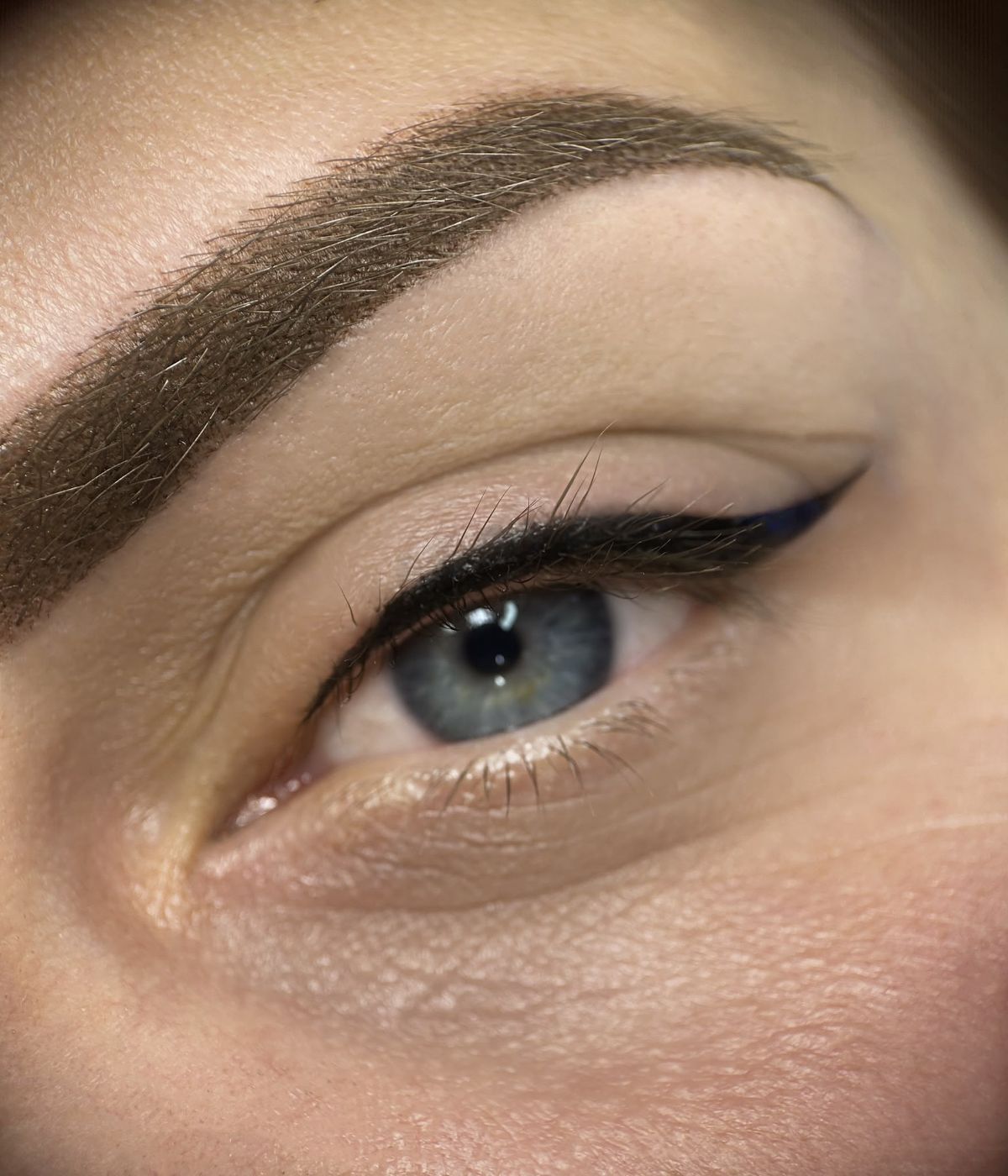 Colección de resultados de micropigmentación de cejas, labios y eyeliner 6